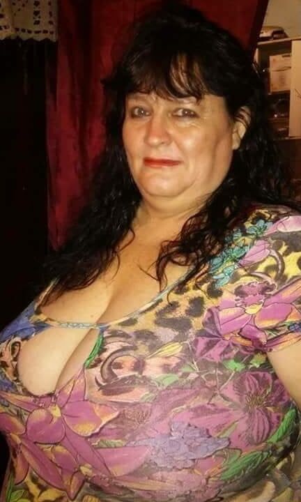 Clothed Granny - Big Boobs
