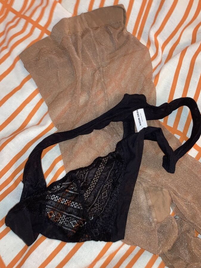 Dessous der Ehefotze, wifes lingerie and pantyhose