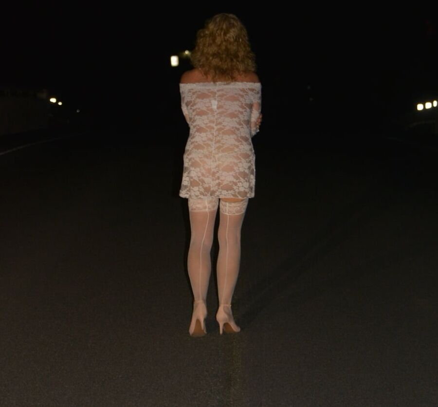Midnight Cruising in White Lace