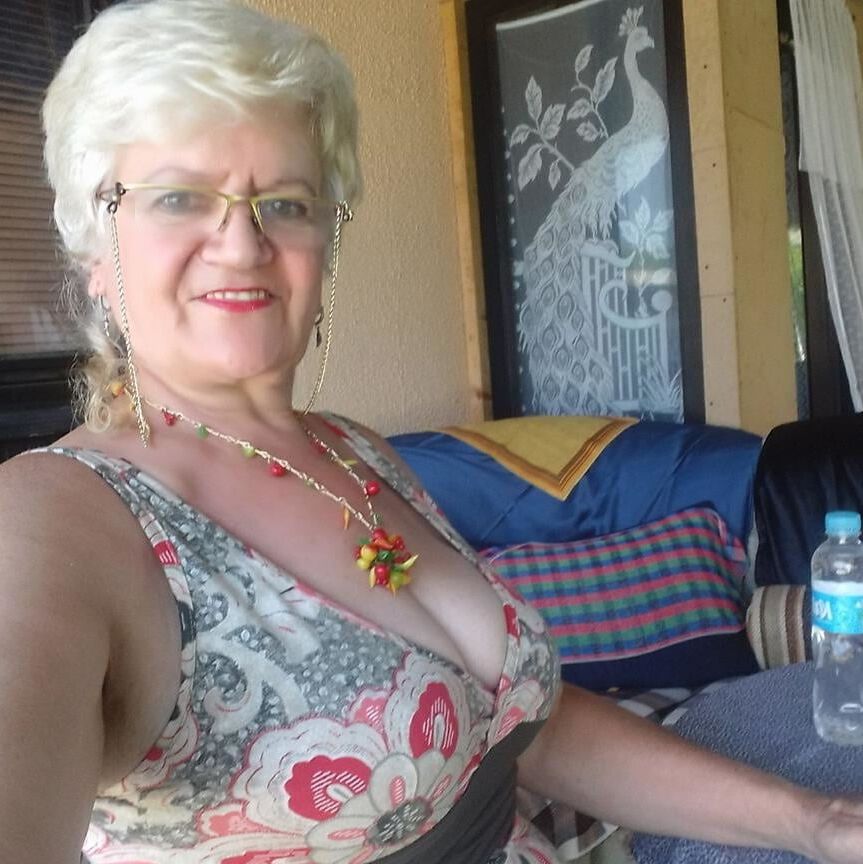 Clothed Granny - Big Boobs