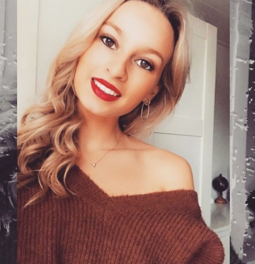 Blonde dutch slut myself