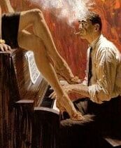 High heel in the fine arts