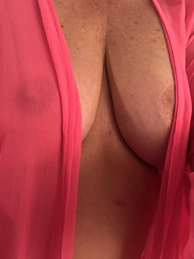 Milf wife in red