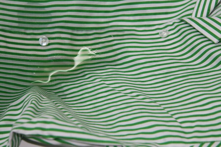 green striped blouse piss