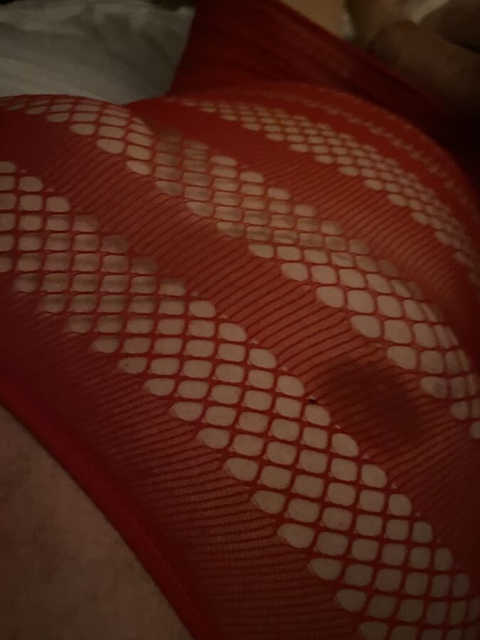 Milf wife in red