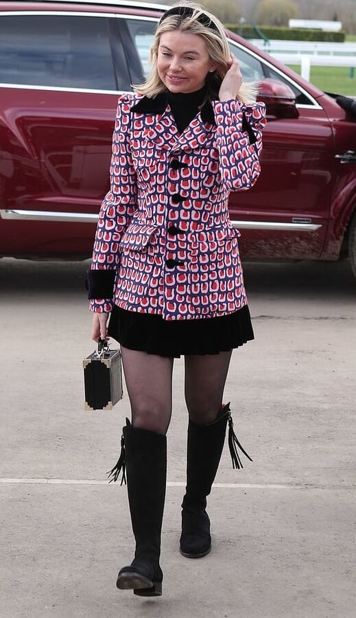 Female Celebrity Boots &amp; Leather - Georgia Toffolo