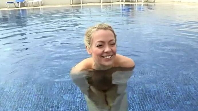 Cherry skinny dipping