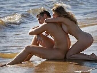 Beautiful nature and nude of a beautiful woman