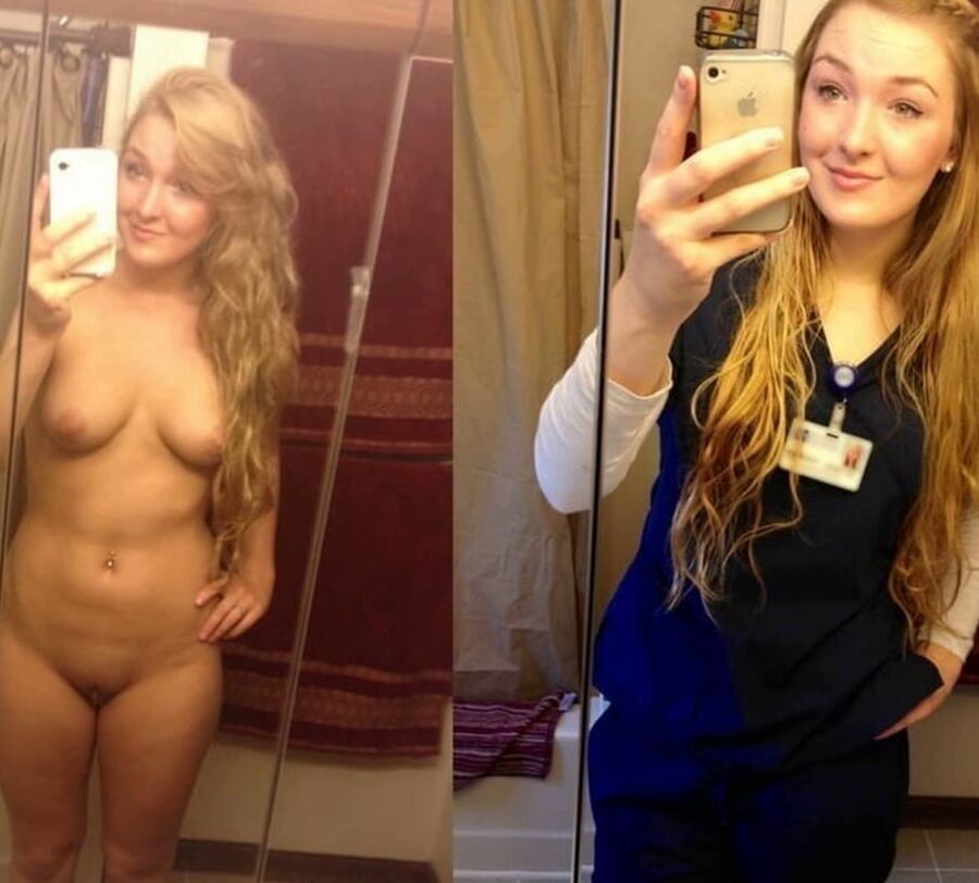 Before and After - Girls in Uniform