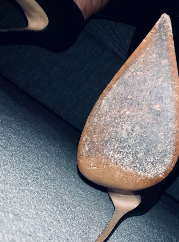 Lick it clean that shoes!