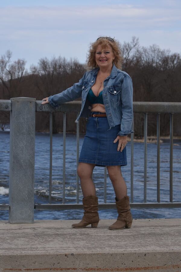 Country Time Blue Bra and Panty