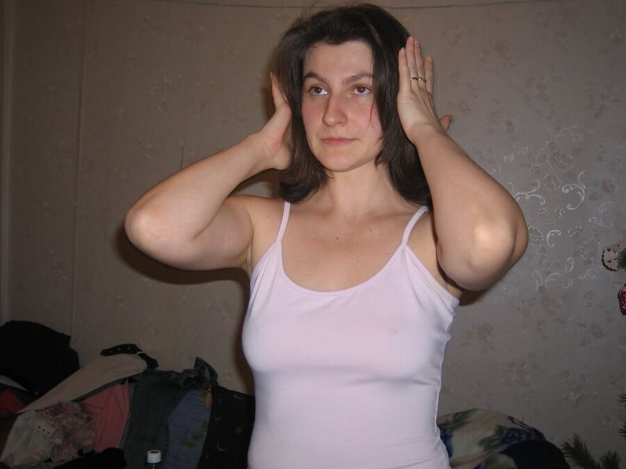 pregnant brunette olga top huge