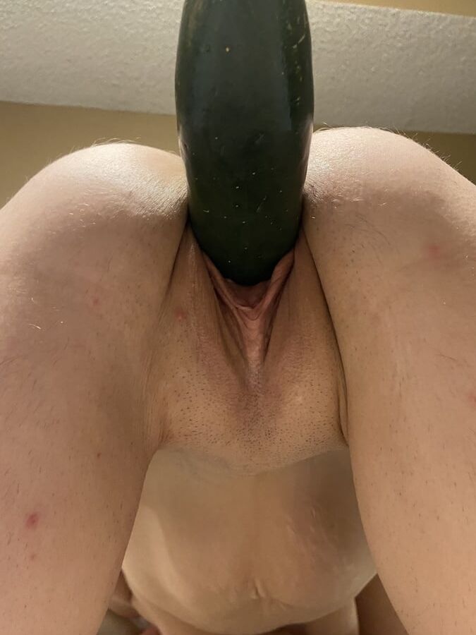 Slut fucking Cucumber!!!