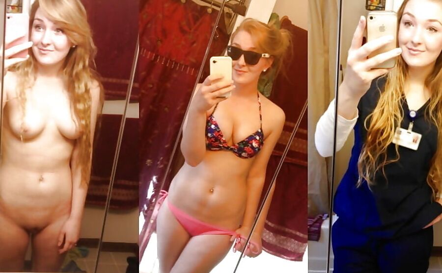 Before and After - Girls in Uniform