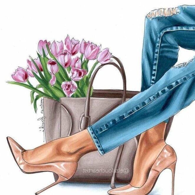 High heel in the fine arts