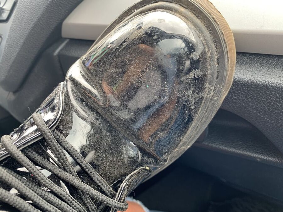 Lick it clean that shoes!