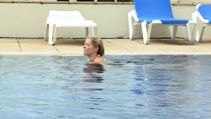 Cherry skinny dipping