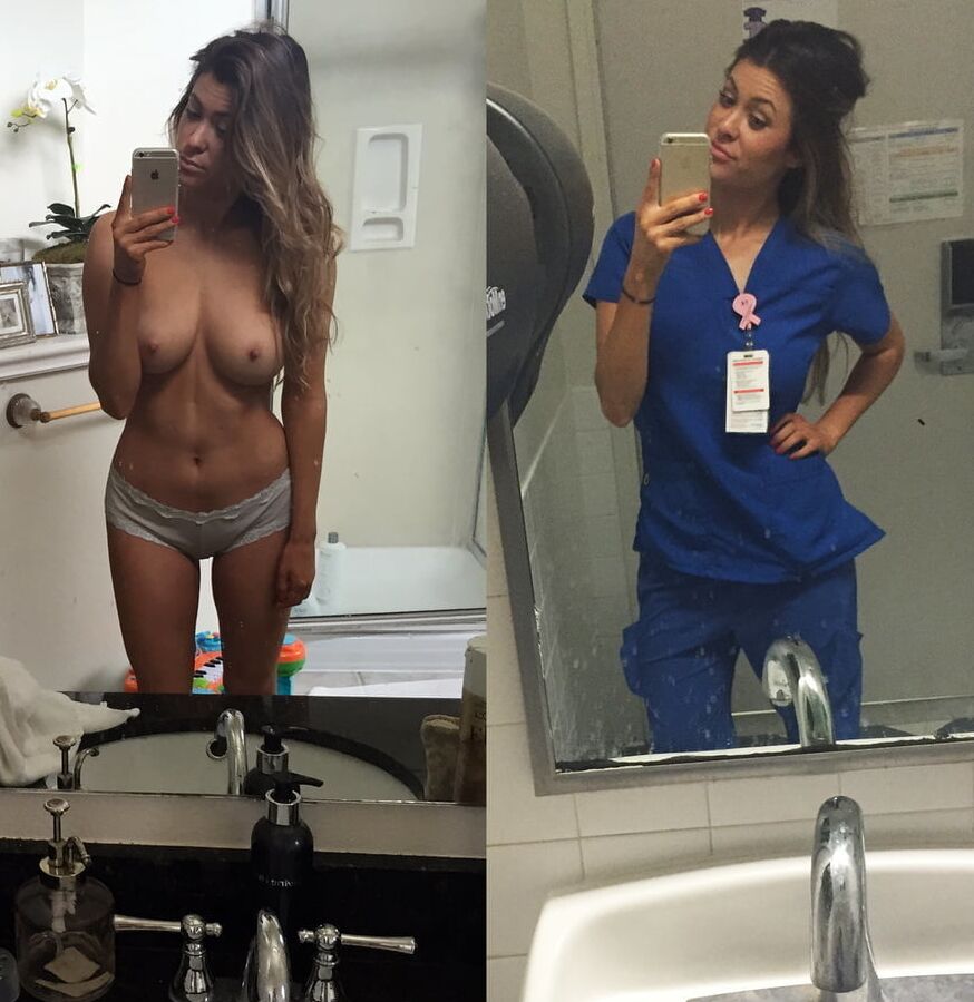 Before and After - Girls in Uniform