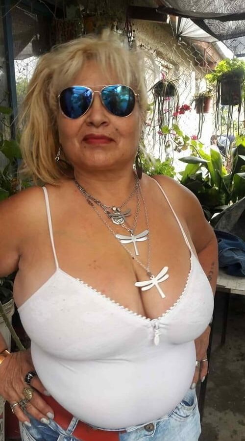 Clothed Granny - Big Boobs