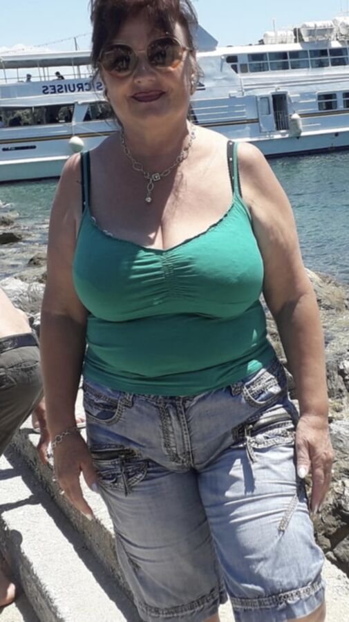 Clothed Granny - Big Boobs