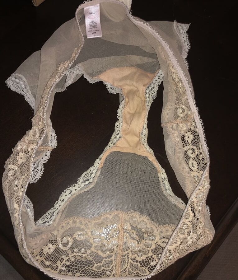 Wife upskirt flash and her panties plus my cock