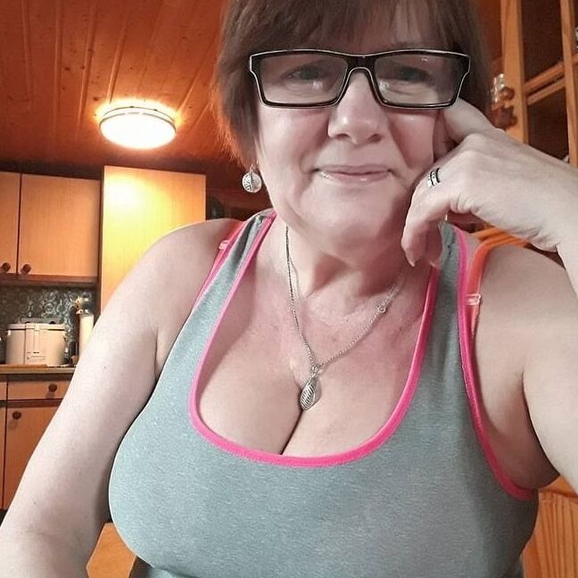 Clothed Granny - Big Boobs