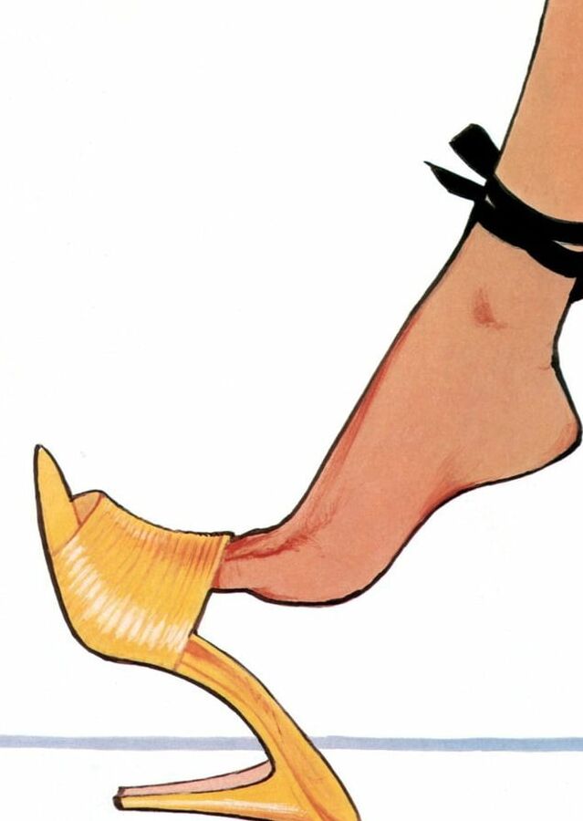 High heel in the fine arts