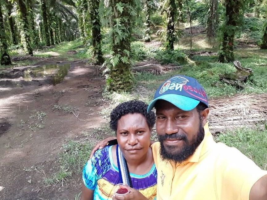 Shedrick Baijah and wife kuap