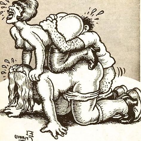 parties de jambes en l&;air en dessins...