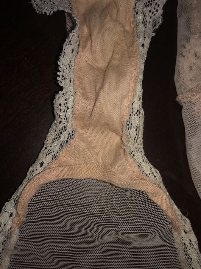 Wife upskirt flash and her panties plus my cock