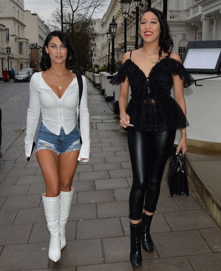Female Celebrity Boots &amp; Leather - Carly Jane Beech