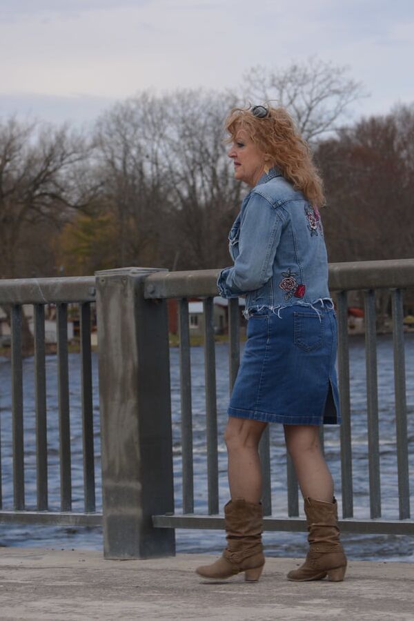 Country Time Blue Bra and Panty