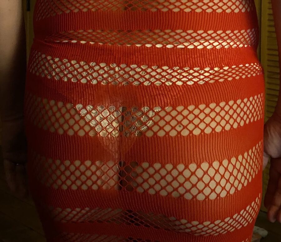 Milf wife in red