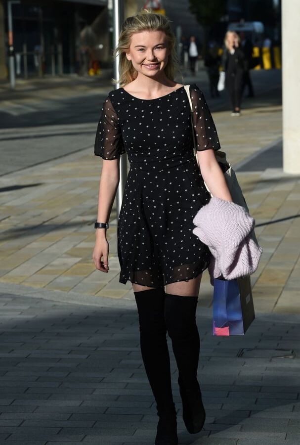 Female Celebrity Boots &amp; Leather - Georgia Toffolo