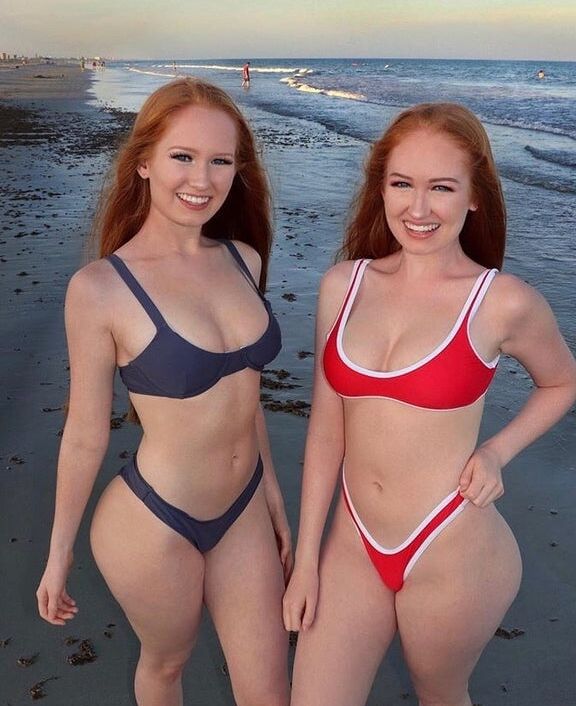 Curvy redhead