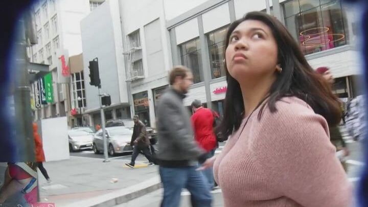 Pink Sweater Goddess (Boob Cam ) Appreciation