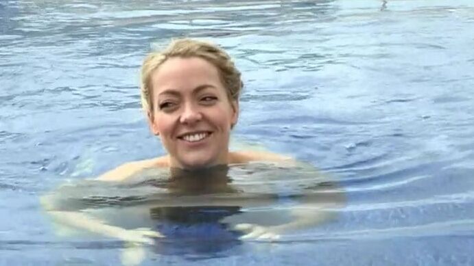Cherry skinny dipping