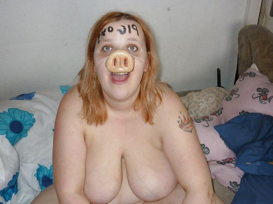fette Spermafresse vom gummiloses fettes Schwein