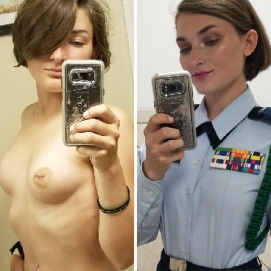 Before and After - Girls in Uniform