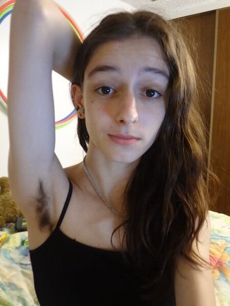 Miscellaneous girls showing hairy armpits