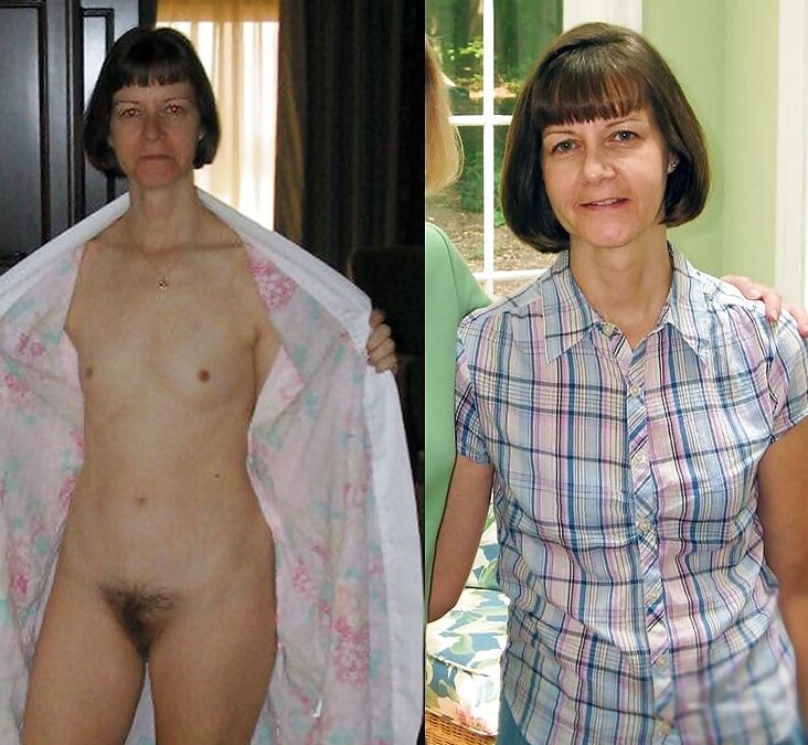 Dressed Undressed hot wives !