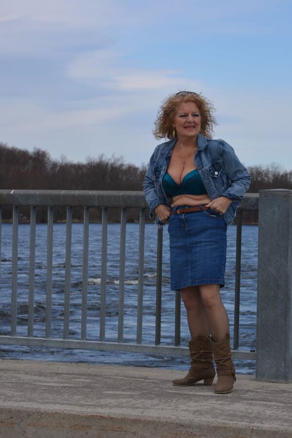 Country Time Blue Bra and Panty