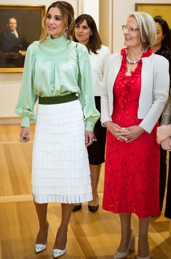Queen Rania of Jordon in Pantyhose