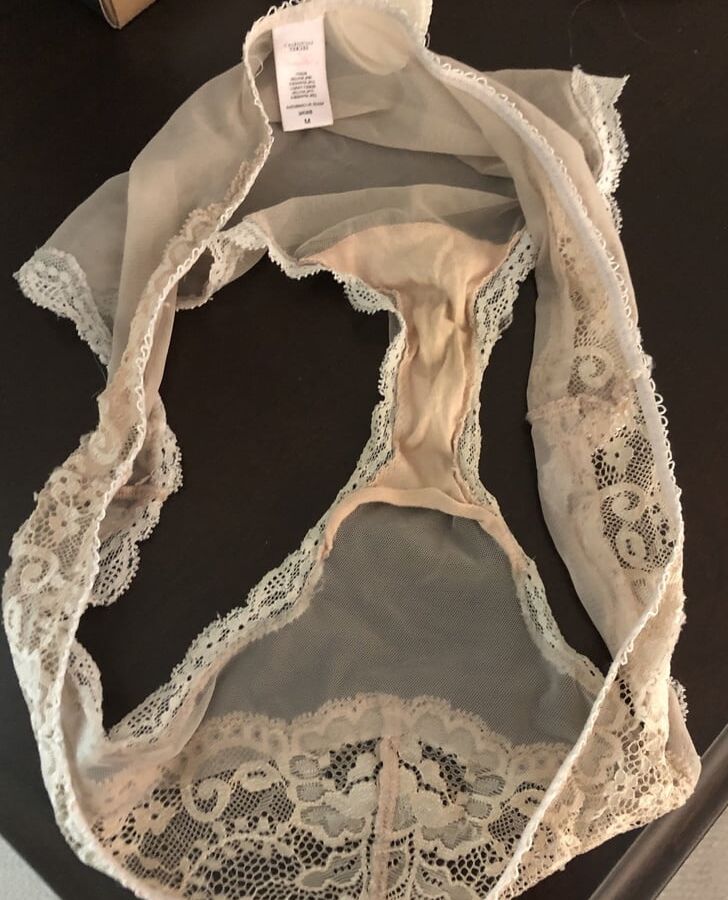 Wife upskirt flash and her panties plus my cock