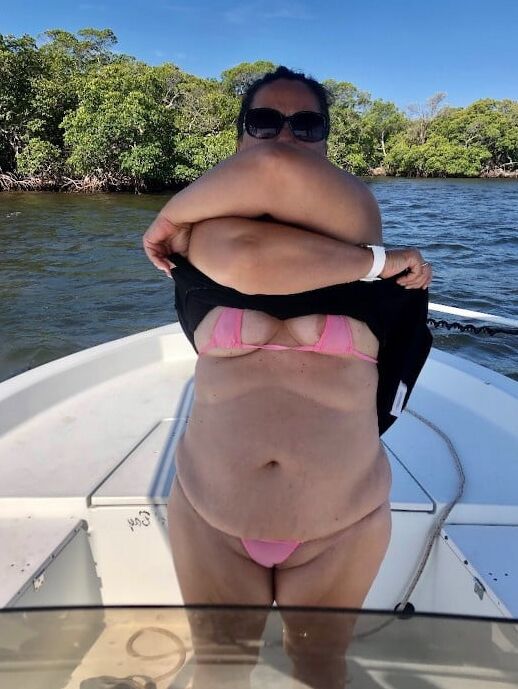 Out on the boat
