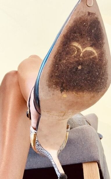 Lick it clean that shoes!