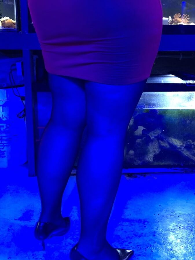 yo Stockings high heels voyeur sexy wife