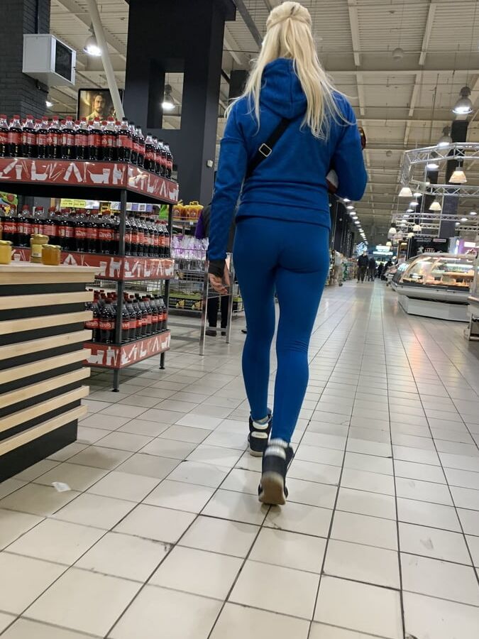 Sport ass in leggings