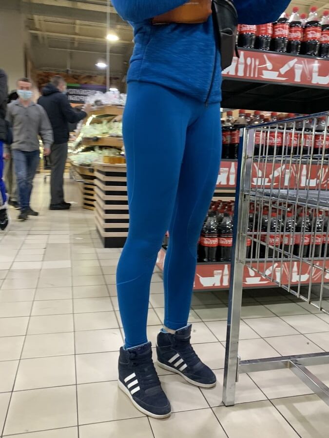 Sport ass in leggings