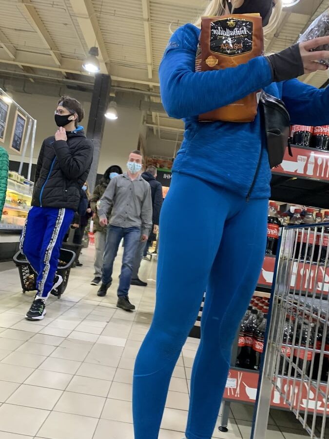 Sport ass in leggings
